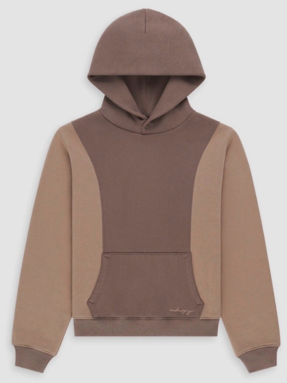 Madhappy Two tone brown hoodie